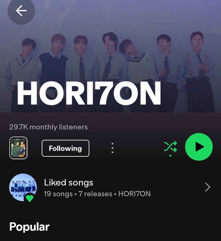 Ang laki ng nadadagdag kada araw sa listeners ng HORI7ON. 2k lang kahapon ngayon nasa 4.2k na ang nadagdagdag. Congratulations GwaPITO.

HORI7ON LUNOD UNFOLDS

#HORI7ON_SpecialFilmTeaser
#HORI7ON #호라이즌 
<a href="/HORI7ONofficial/">HORI7ONofficial</a>