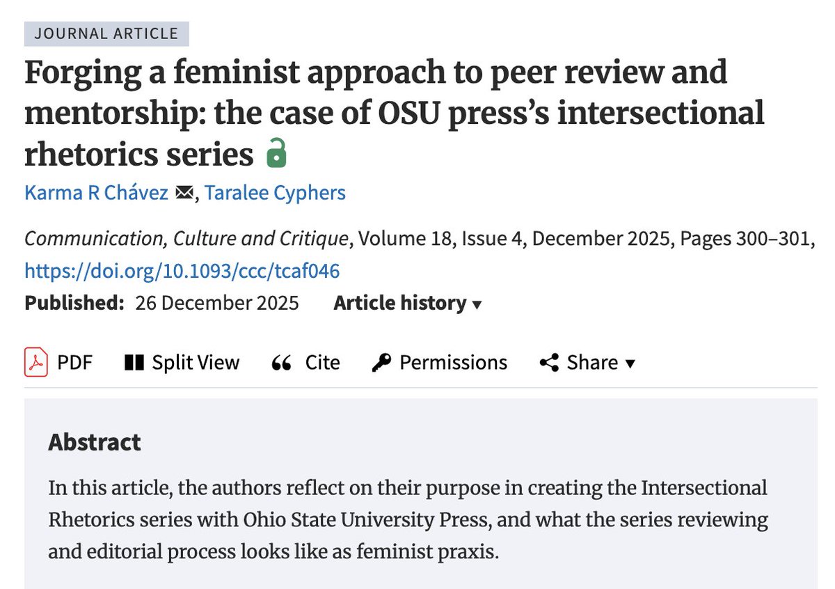 Communication, Culture & Critique tweet media