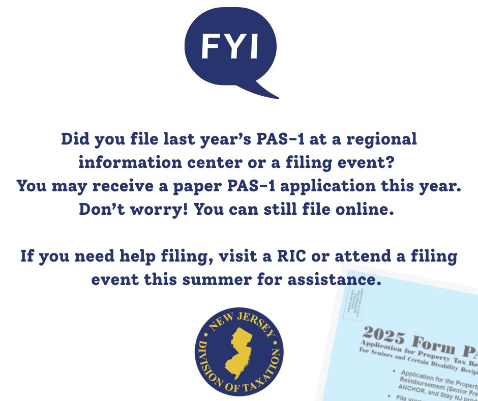 NJ Div of Taxation ☀️ tweet media