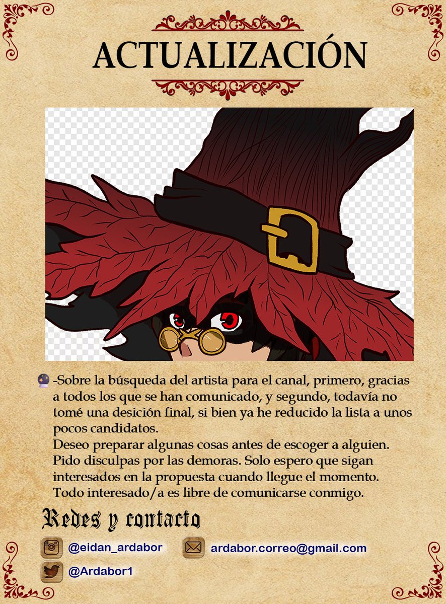 Debí haber preparado varias cosas de antemano, perdón por eso, aunque a la vez esto brinda de una oportunidad para nuevos candidatos.

Si están interesados en participar solo escríbanme por aquí o a través de mi mail.

¡Muchas gracias a todos por su interés!

Nos veremos.