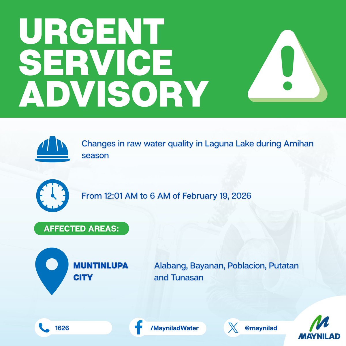 Maynilad Water Services, Inc. tweet media