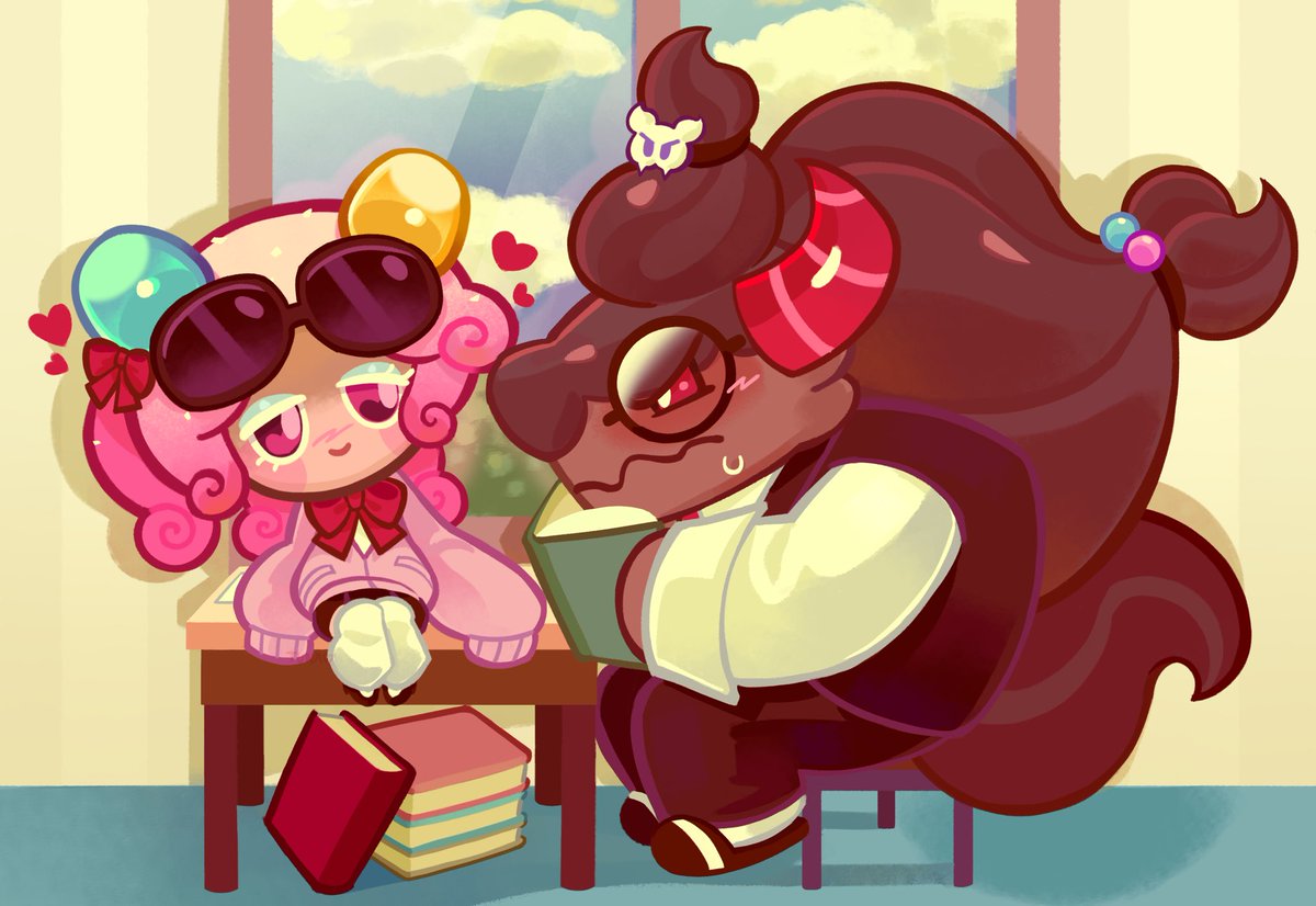 IM TIRED i think choco werehound brute looks adorable in his little nerdy outfit, very precious to me #chocowerehoundbrute #ocxcanon #cookierunkingdom #cookierunoc