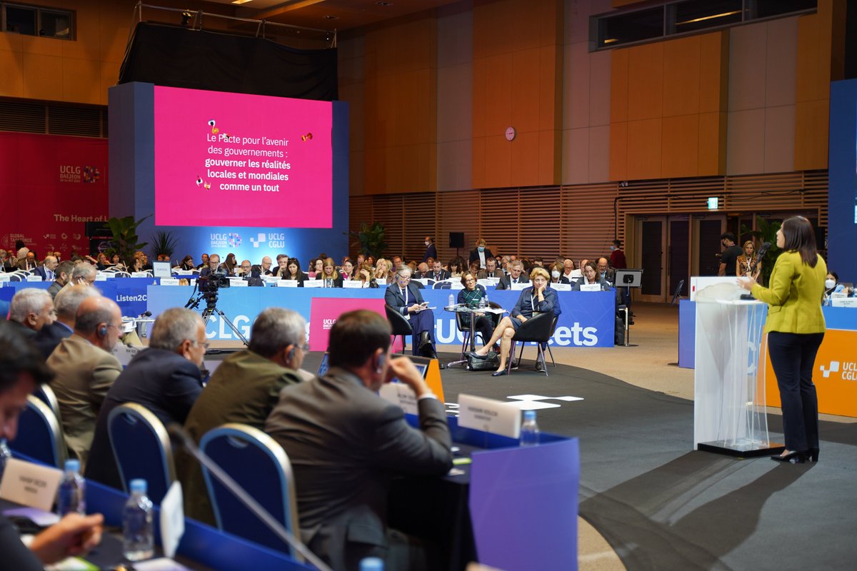 uclg_org's tweet photo. #UCLGMeets

📍Alors que nous préparons notre Congrès mondial #Tangier2026, notre Retraite annuelle mettra au 💛 le multilatéralisme local &amp; les services publics. Un levier clé pour transformer les engagements en résultats concrets dans nos territoires.

🔗 https://t.co/cmu4oc2bWl https://t.co/xHAZBQht3k