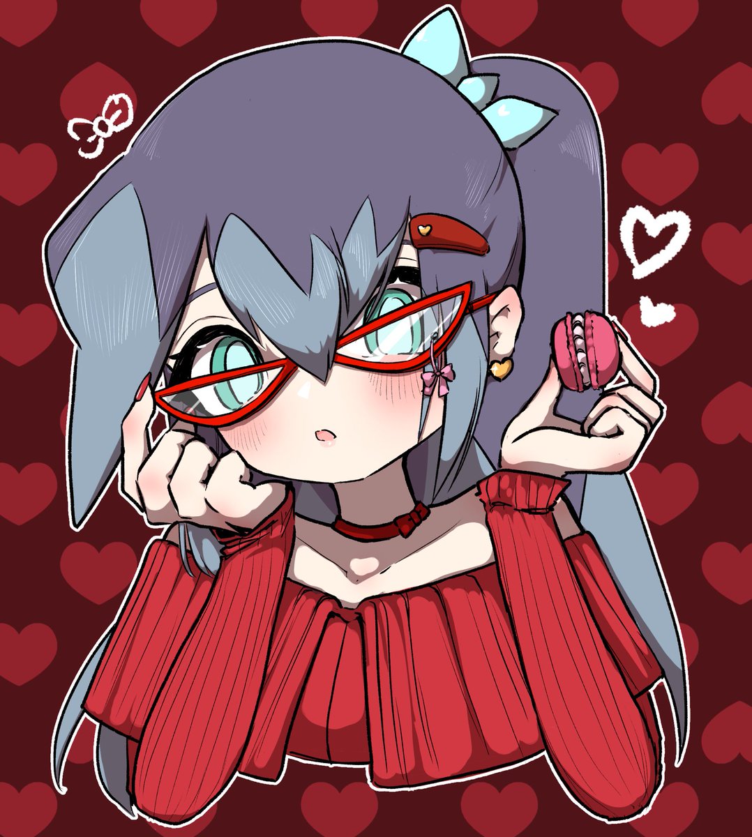 RT @princess_yokai: サプライズで描いたバレンタイン風なふぶきちゃん