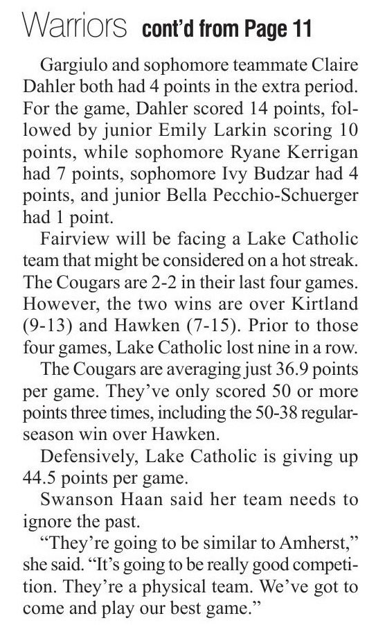 Fairview Girls Basketball tweet media