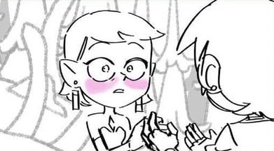 lumityarchive's tweet photo. Fun fact! Lumity was meant to have their first kiss in Reaching Out!

🎨: Daun Han https://t.co/knkc5vSILP