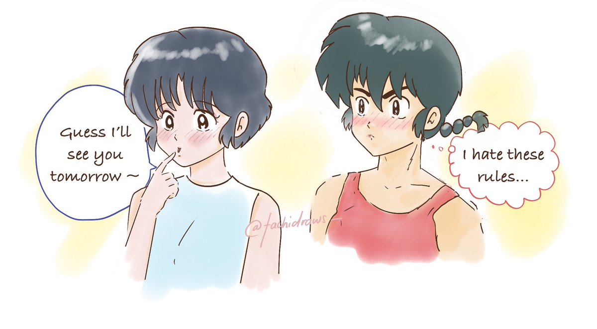 2 kisses a day short story hehe

#RanKane #らんま