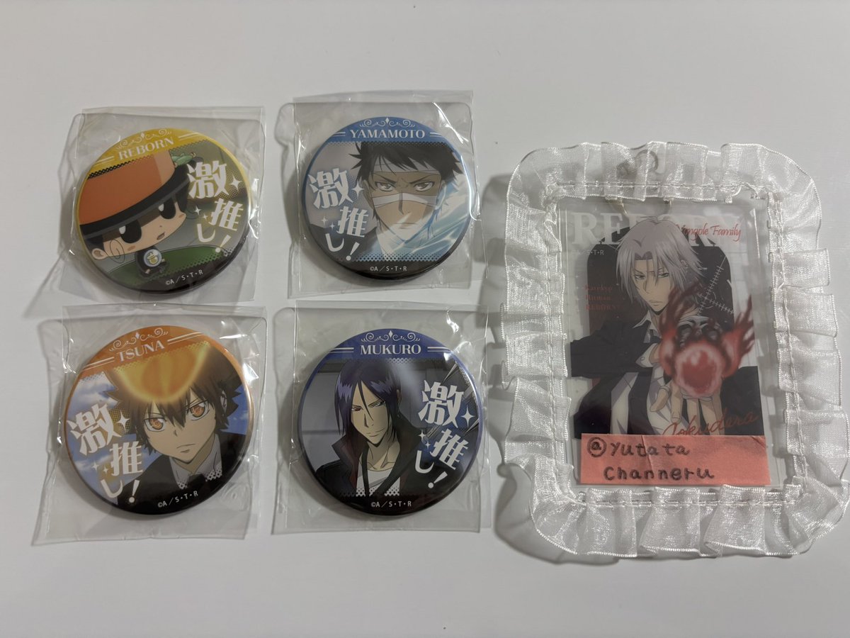 交換 譲渡】家庭教師ヒットマンREBORN! 激推し缶バッジコレクション