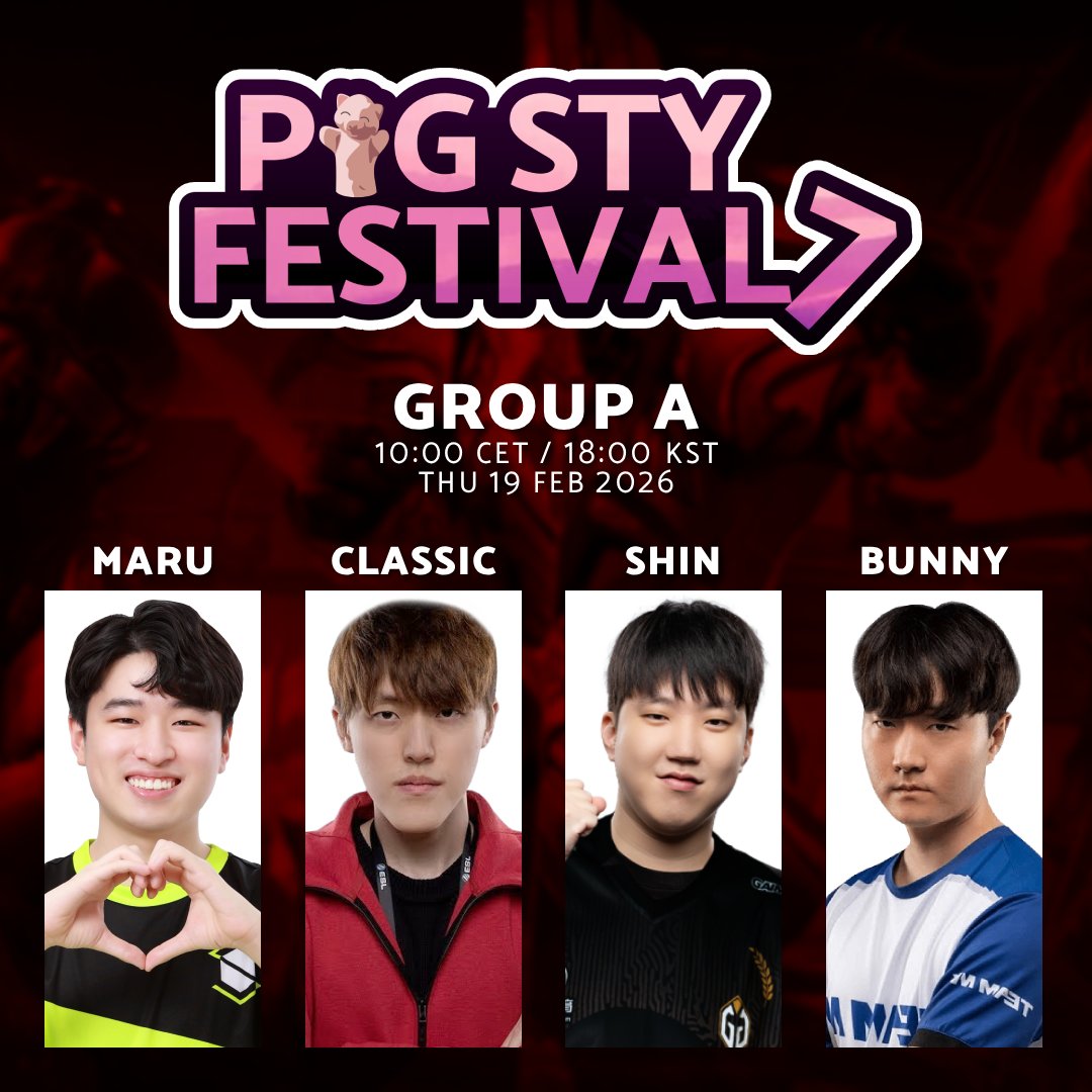Day 1 of PiGFest 7.0 starts in 2 hours! Can Maru continue his dominant run? Watch on twitch -> x5_PiG
