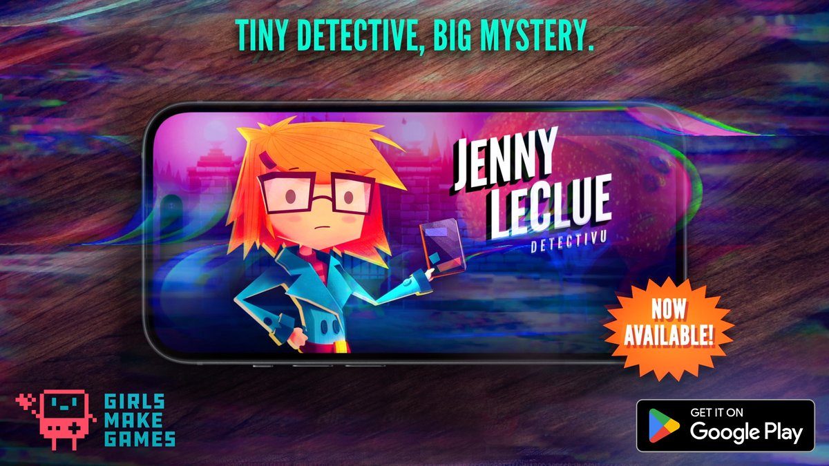 🎉Now available on FOUR platforms 🔎So many new detectives! 🔍

❤️Google Play: android.jennyleclue.com
iOS: ios.jennyleclue.com🧡
🩵Switch: switch.jennyleclue.com
Steam: steam.jennyleclue.com💚
💛 GOG: gog.jennyleclue.com   
#IndieGame #SteamGames #MobileGaming
