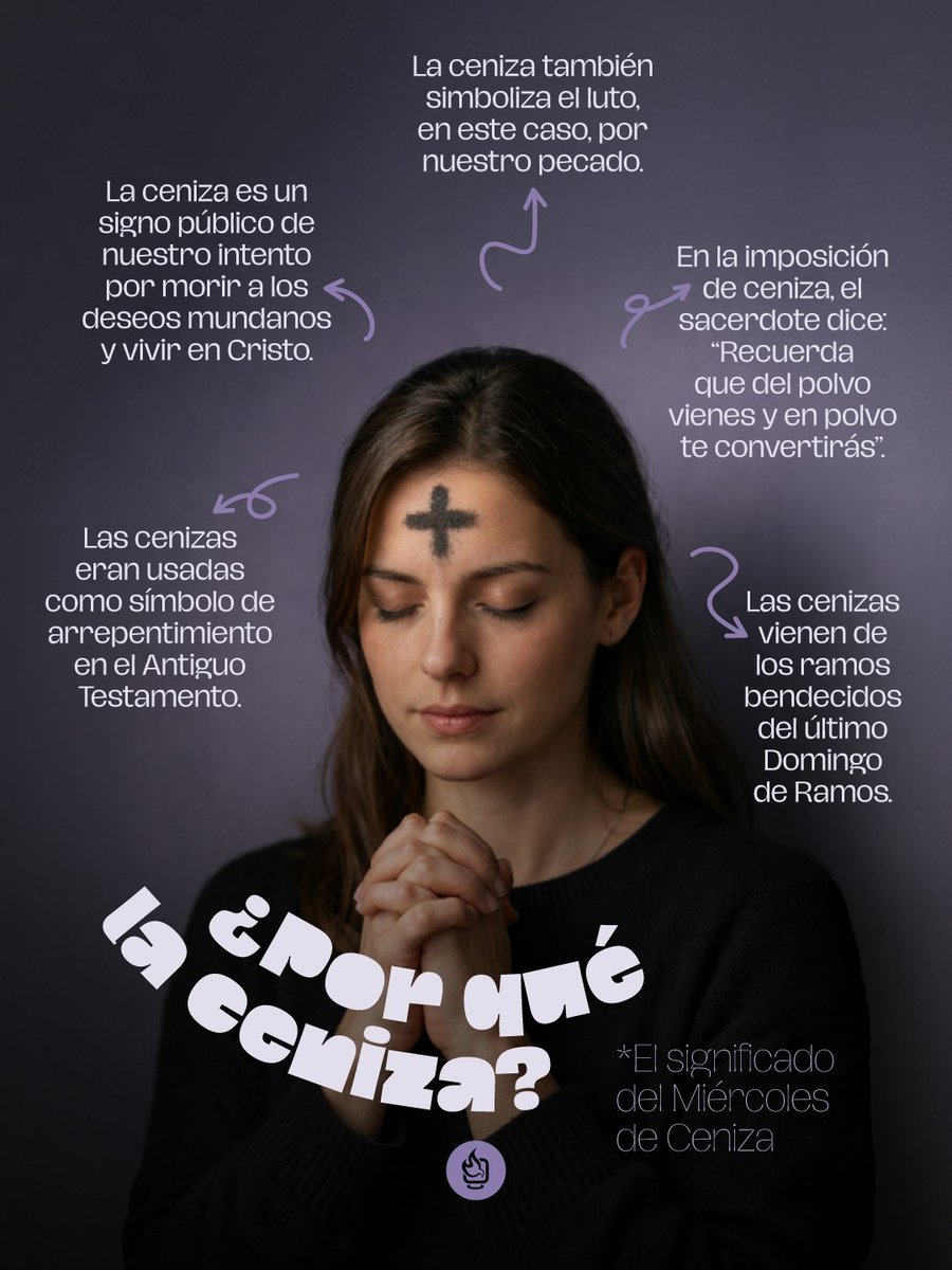 catholiclink_es's tweet image. ¿Por qué nos imponen la ceniza hoy? Te dejamos algunos datos para despejar cualquier duda 🔍