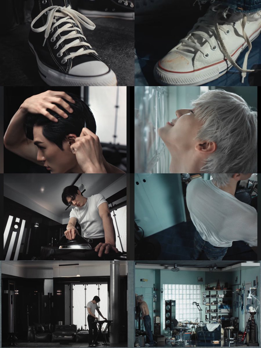 milinajane's tweet image. JNJM ตีโจทย์คำว่า BOTHSIDES ตามสไตล์ใช้ชีวิตของทั้งคู่ เจโน่คือ Perfectionist ในขณะที่แจมินคือ Laid-back 

🐶🖤
- ผูกเชือกรองเท้าเรียบร้อย
- ตัดผมสั้น
- รีดผ้า
- ห้องจัดเป็นระเบียบ

🐱🤍
- ปล่อยเชือกรองเท้า
- ไว้ผมยาว
- ใส่เสื้อตอนที่ตัวเปียก
- ห้องรก

#NCTJNJM_BOTHSIDES