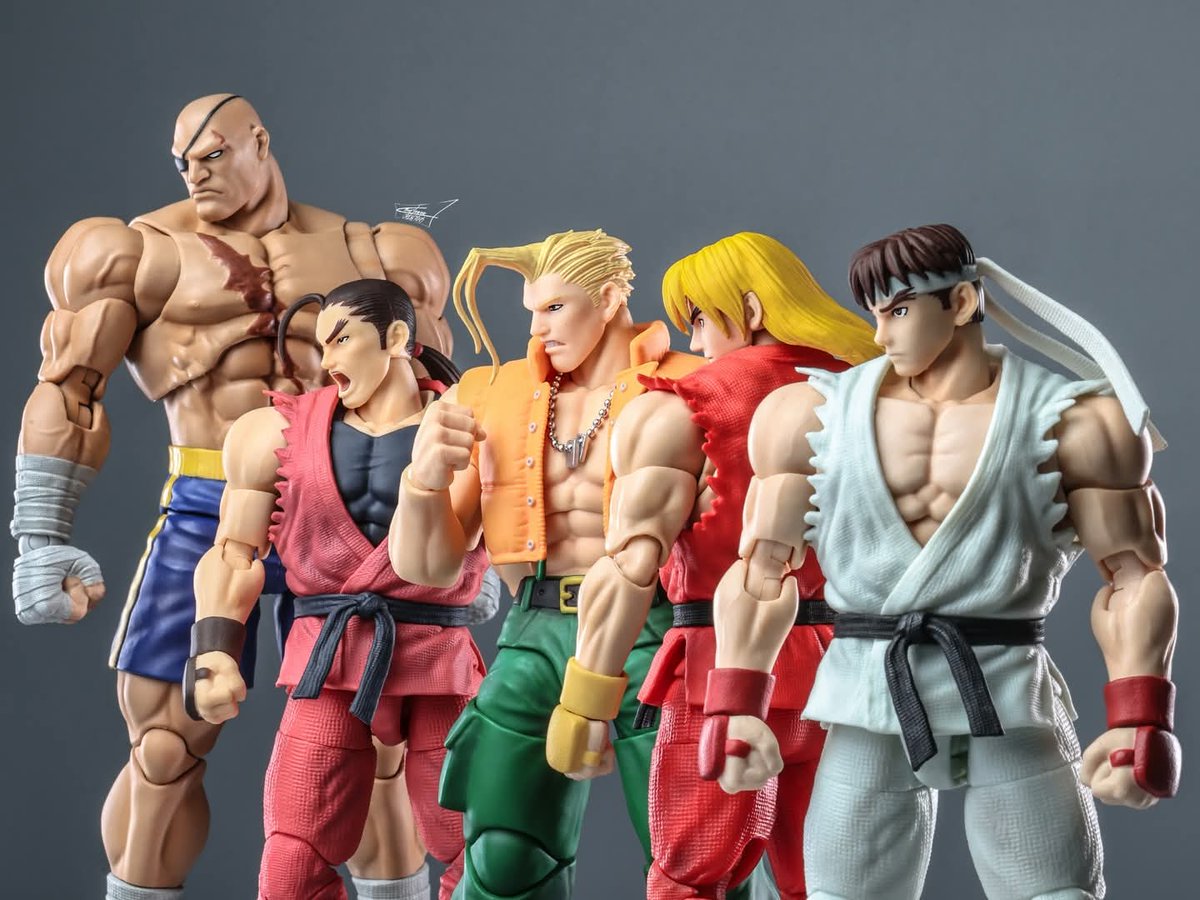 “Street Fightrr Alpha 3 Ryu ,Ken,Nash ,Dan and Sagat