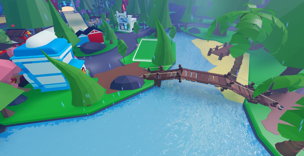 im ngl i like the adopt me map more without the red bridge #adoptme