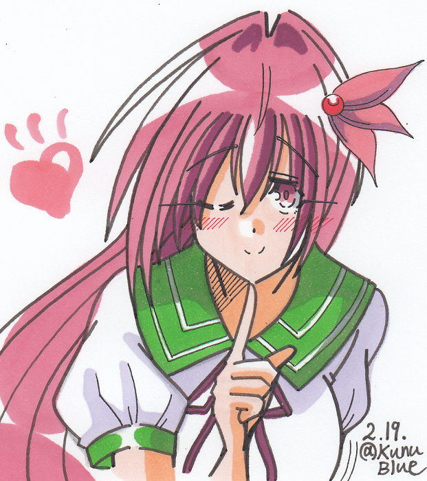 如月ちゃんを描きました。
#如月強化月間 