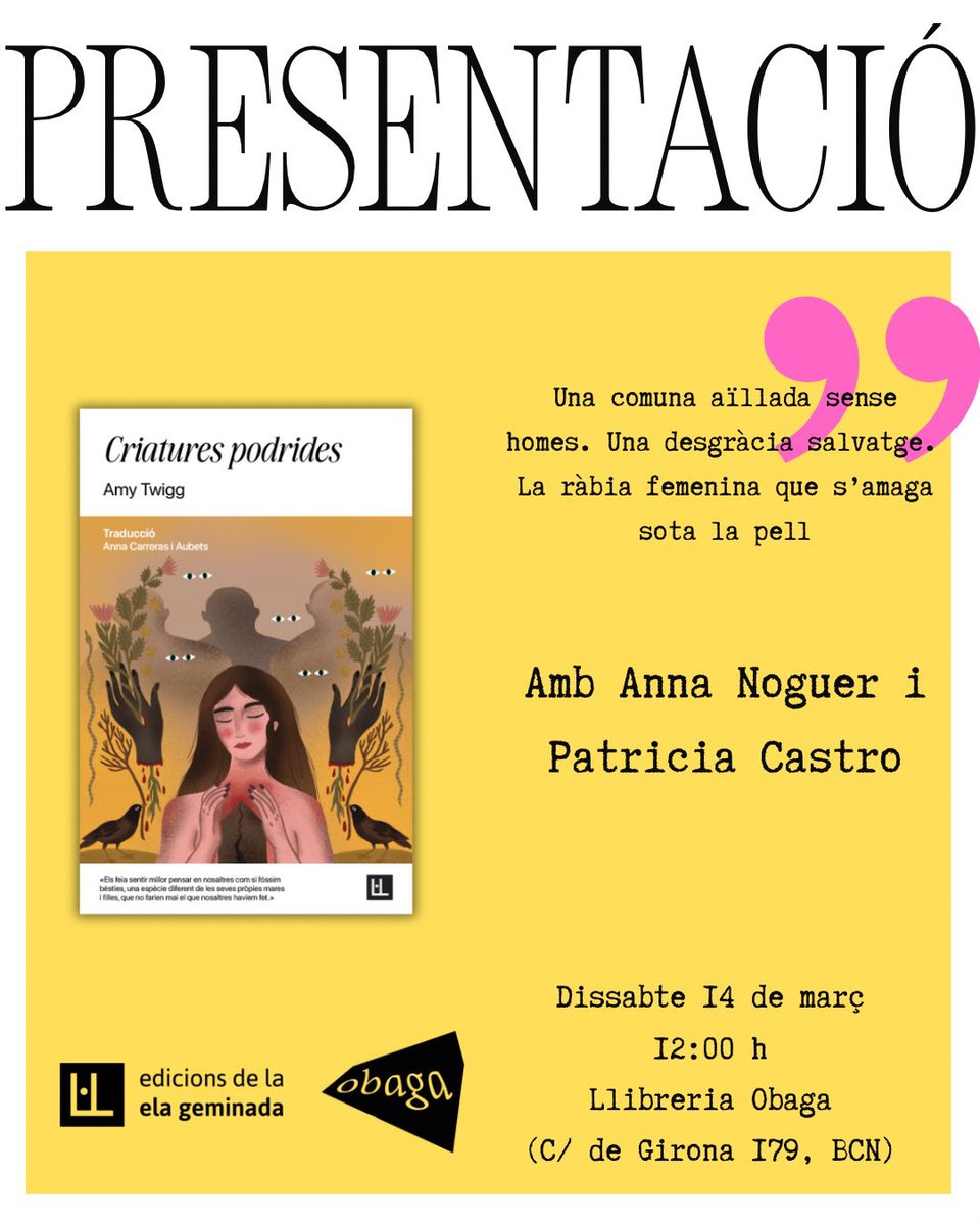 Edicions de la Ela Geminada tweet media