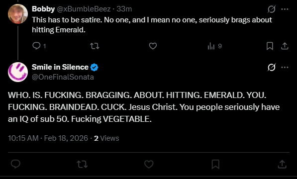 xBumbleBeez's tweet photo. So, not satire, just a really angry child lmfao https://t.co/Ru3fJ8U4wI