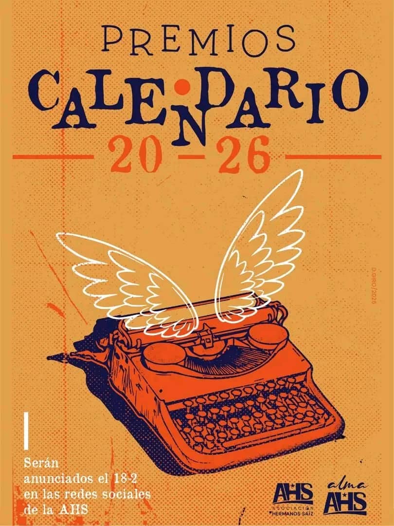⚠️‼️Los ganadores del Premio Calendario, el más importante para jóvenes escritores en Cuba, serán dados a conocer este 18 de febrero, a través de los perfiles en redes sociales de la Asociación Hermanos Saíz.

#AlmaAHS, #BecasYPremiosAHS