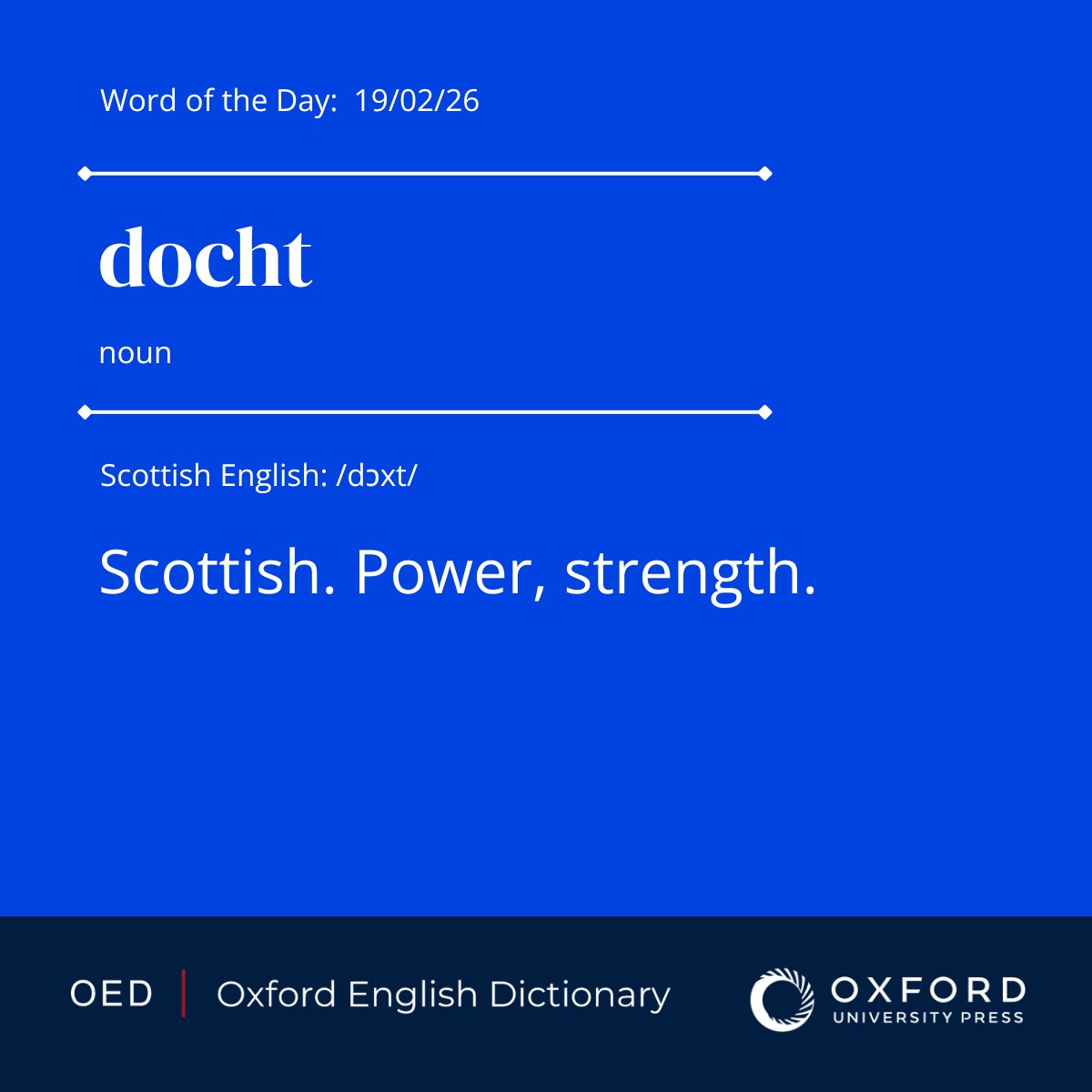 The OED tweet media