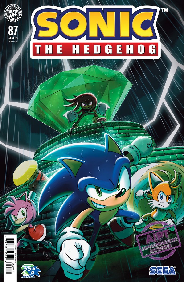 Sonic the Hedgehog #87, Cover B by Kris Dobbins

#IDWSonic