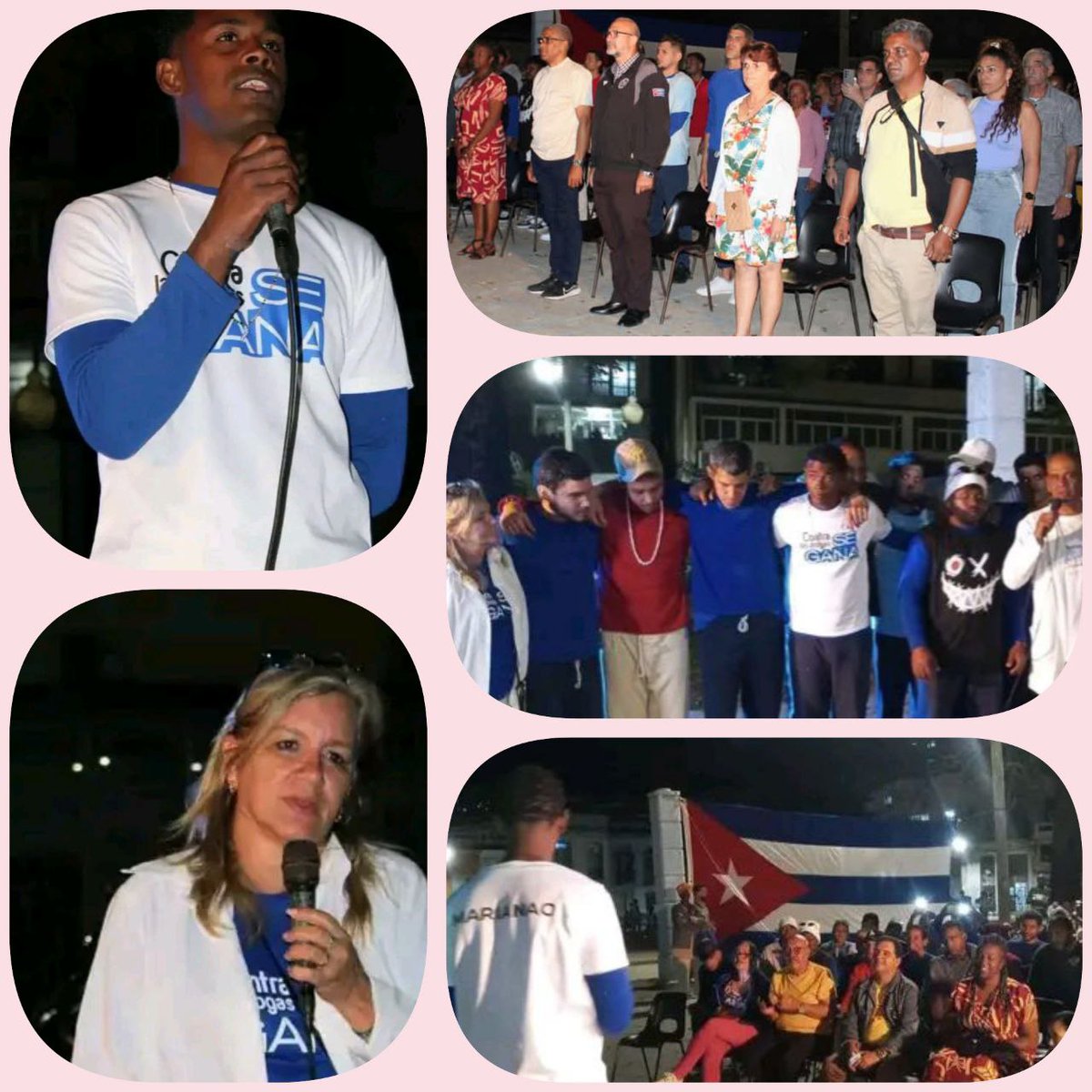 Participamos en el barrio debate #ContraLasDrogasSeGana en el Consejo Popular Cayo Hueso de #LaHabanaDeTodos. Los testimonios de jóvenes recuperados dan fe de que  mantenemos una política de tolerancia cero a este flagelo.  #CubaPorLaVida 🇨🇺 #MejorSinBloqueo