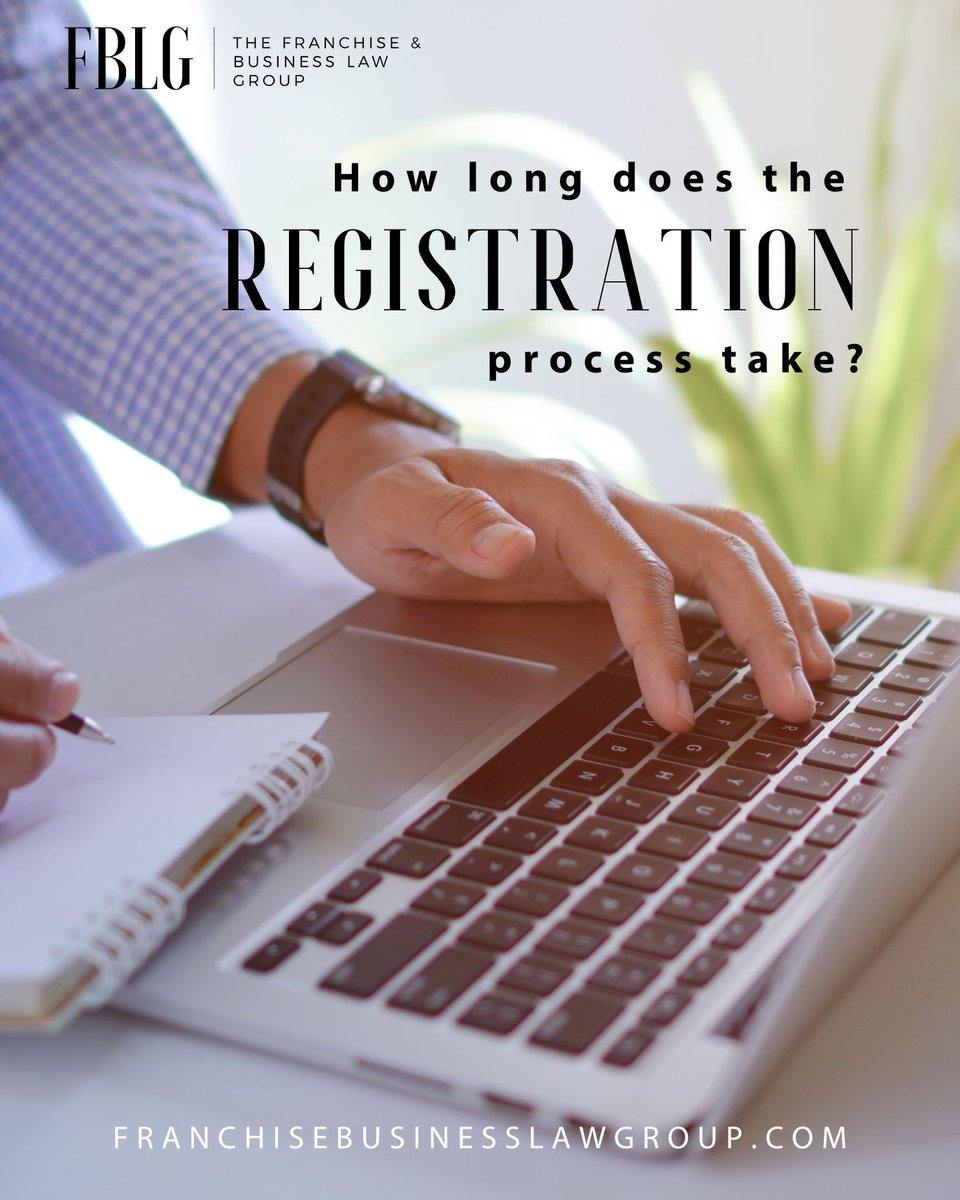 FranchiseLawLLC's tweet image. In review states it can take up to six or more months, but more typically we see responses from state examiners received between 60 and 90 days after the initial filing if the filing is made close to the end of the 120 day renewal window. 

#franchiseFAQ #franchiseregistration