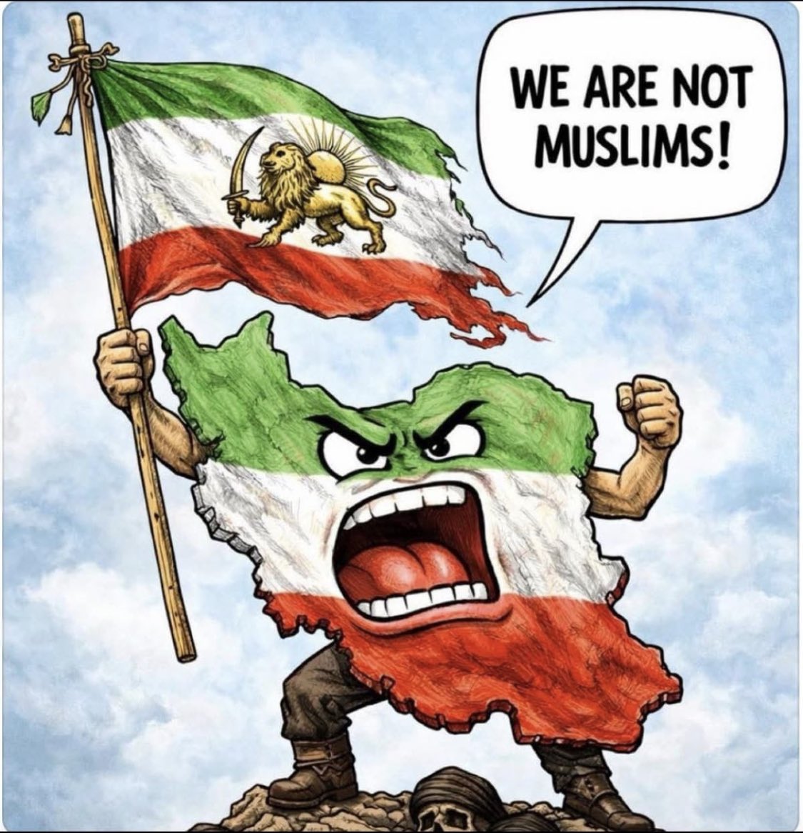 When the Islamic tyranny falls then Iranians will assert their own culture..