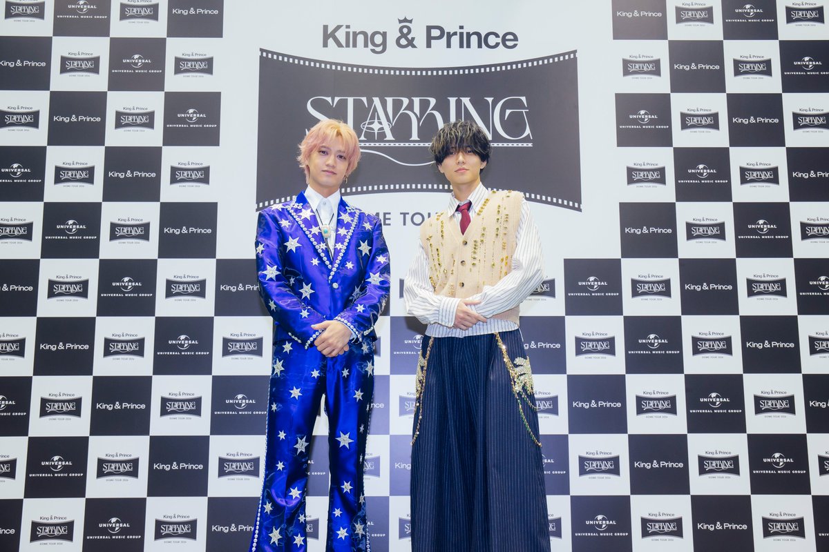 King & Prince『STARRING』 東京ドーム【囲み取材】 キンプリが2人に