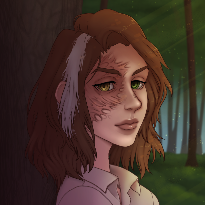 Bakucrow's tweet photo. Thank you for the commission, @Ingridstreams! Loved drawing your character!! 💛💚 https://t.co/qjNYcmmTQ5