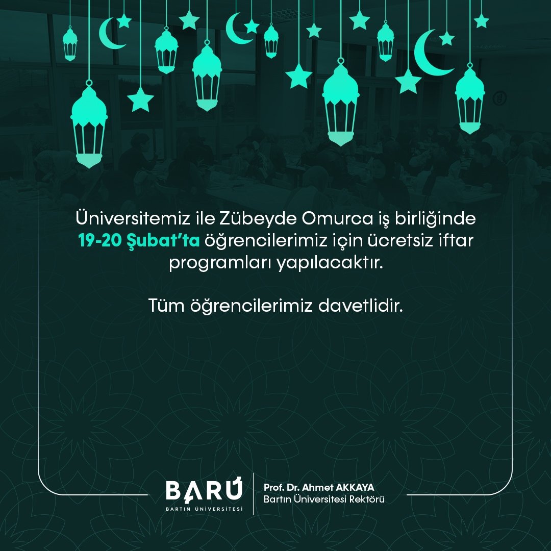 Bartın Üniversitesi (@baruedutr) on Twitter photo 