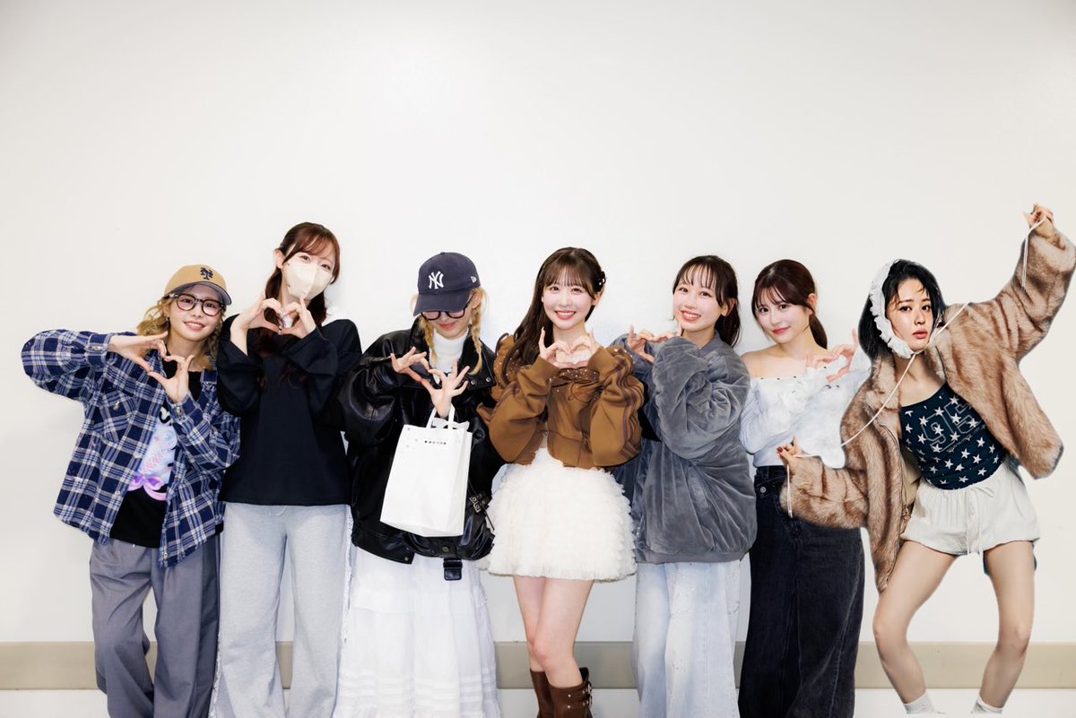 松本かれん 櫻井優衣 仲川瑠夏 真中まな 鎮西寿々歌 早瀬ノエル ステッカー 大好きな7人 #仲川瑠夏 #真中まな #早瀬ノエル #櫻井優衣 #松本かれん