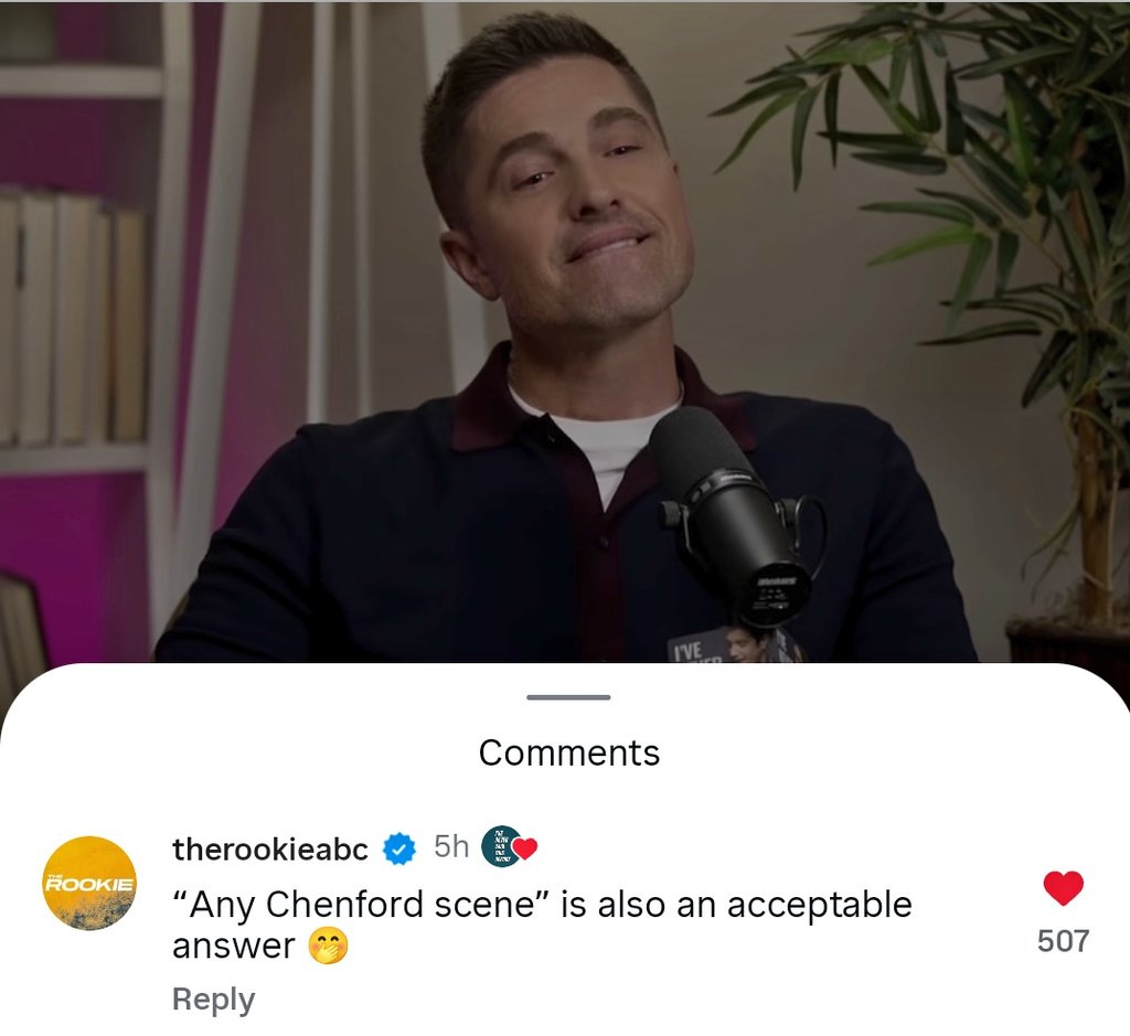 THE ROOKIE "CHENFORD STAN" INTERN IS BACKKKK 😭