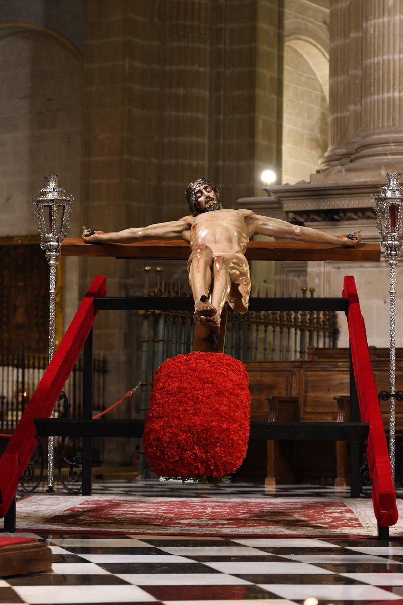 ⚫️#ACTUALIDAD | El Santísimo Cristo de la Buena Muerte preparado para presidir el Vía-Crucis del Miércoles de Ceniza.

✝️Misa a las 20h en la Santa Iglesia Catedral.

➡️Después, Vía-Crucis por las calles de Jaén acompañado por la Coral "Villa de Mengíbar".

📸: <a href="/RicardoArmente1/">Ricardo Armenteros</a>