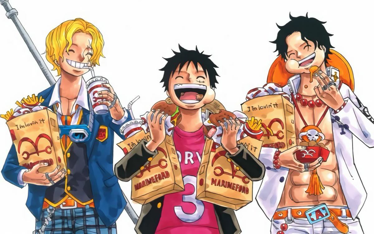 에이스 사보 루피 존나 잘 큼