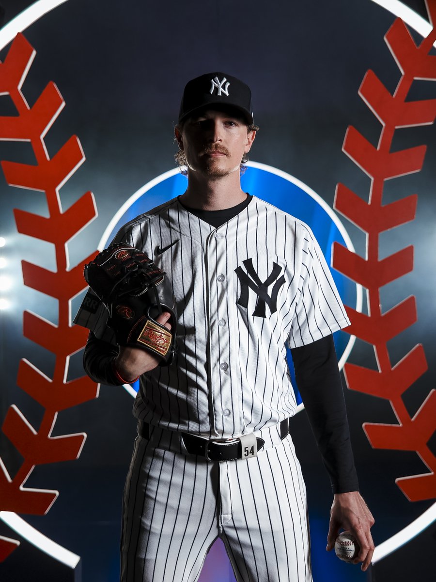Yankees's tweet photo. Year 2 in Pinstripes. https://t.co/E5HslduWrL
