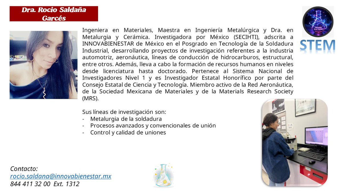 Con motivo de la conmemoración del día internacional de la niña y la mujer en la ciencia (STEM), las Investigadoras de InnovaBienestar de México participan activamente en la formación de recursos humanos de estudiantes de los Programas de Posgrado.