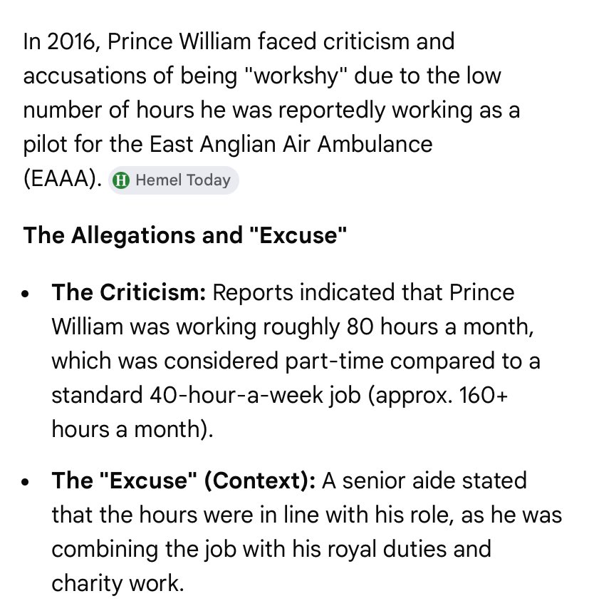 BaronessBruck's tweet photo. William was labelled #WorkShy because he used the air ambulance excuse to shirk royal “work”, while SKIPPING AIR AMBULANCE SHIFTS using royalling as a #CopOut‼️🤣
And now it turns out he was traumatised because of it⁉️🤡🎪🙄 https://t.co/JPzfdodcPJ