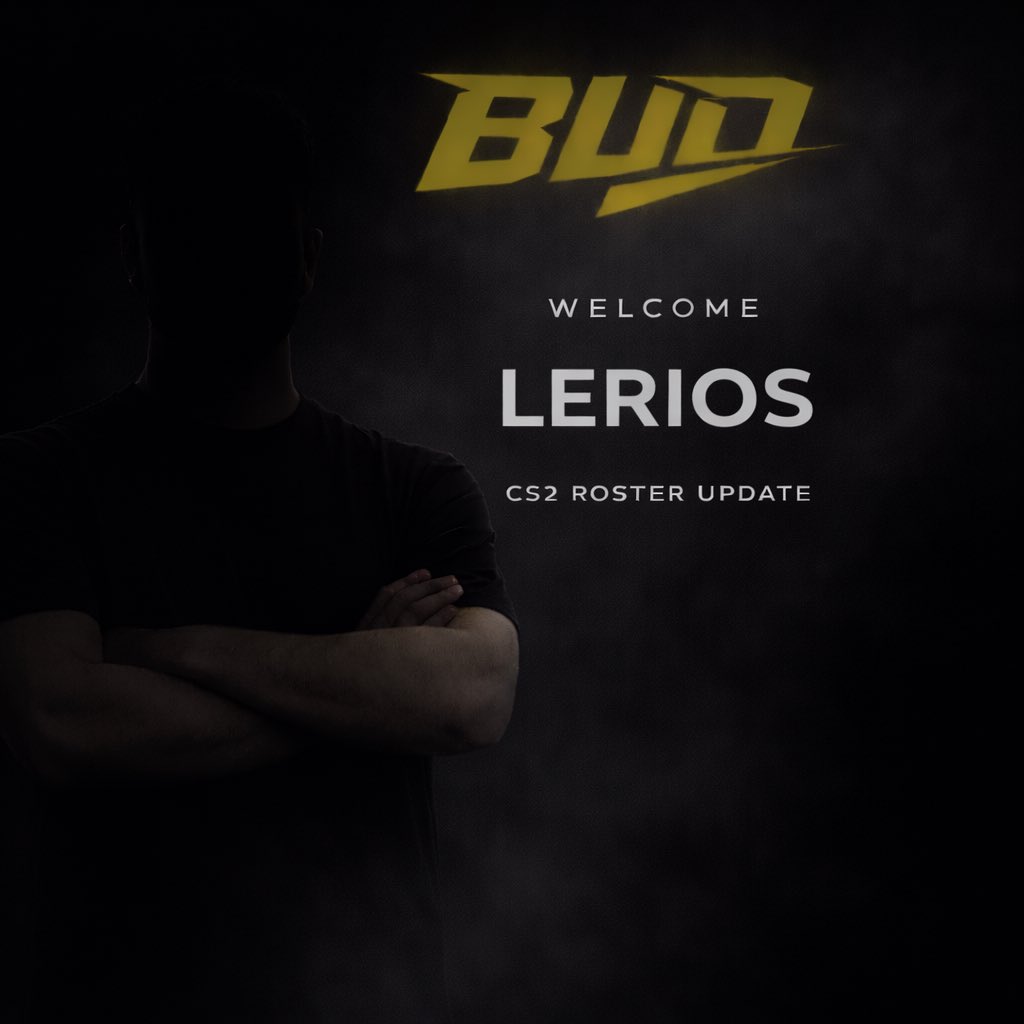 Lerios joins BUD Esports
WELCOME.
#counterstrike2 
#cs2
#budesports
#budsforlife