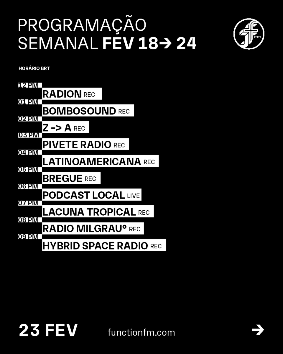 Function FM tweet media