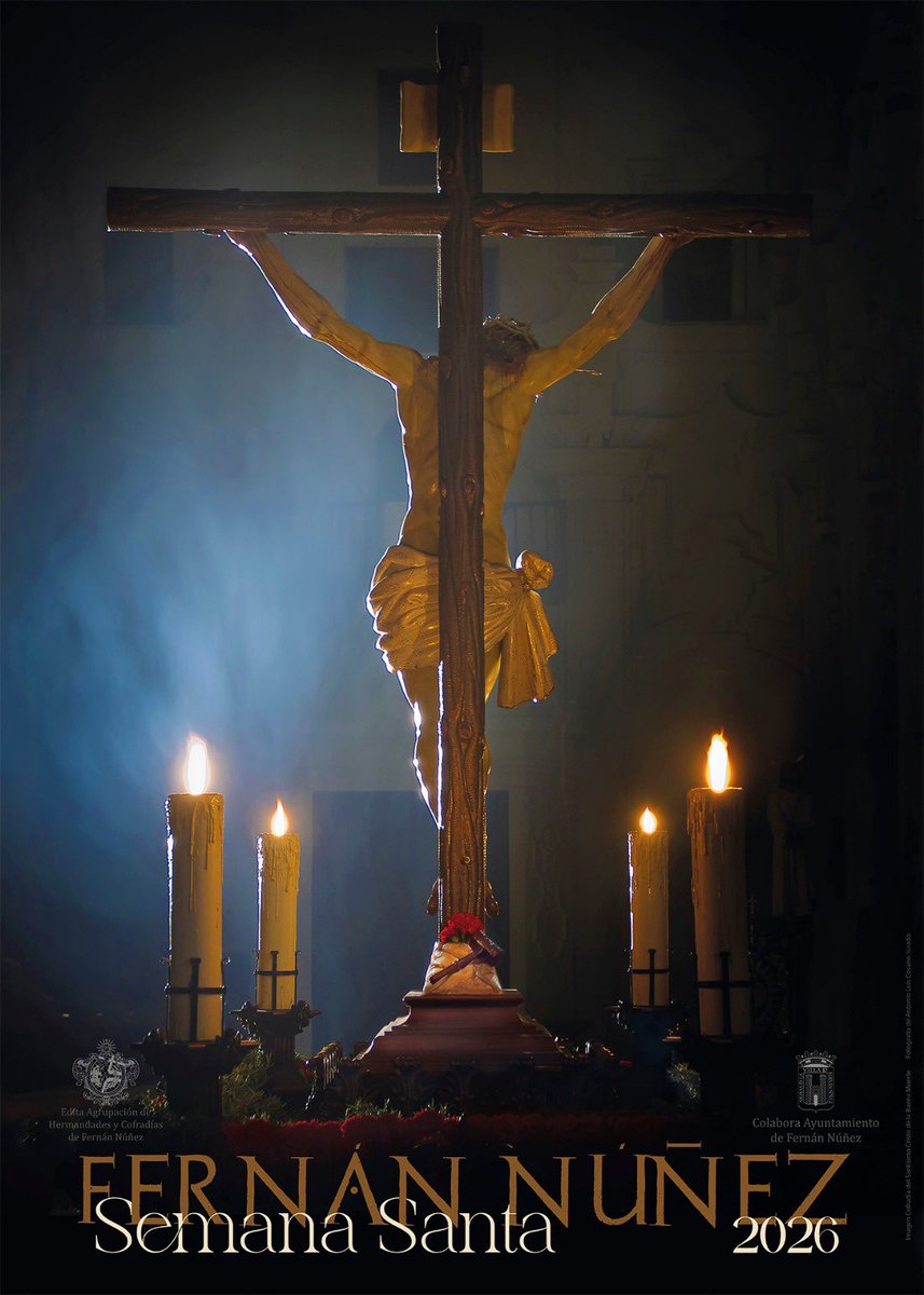 CARTEL SEMANA SANTA 2026
SANTÍSIMO CRISTO DE LA BUENA MUERTE.
AUTOR: ANTONIO LUIS COSANO