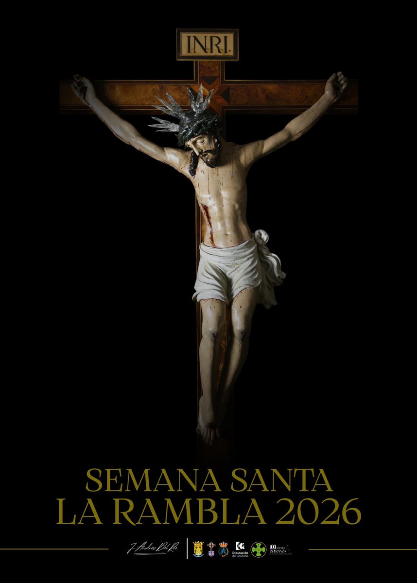 Cartel anunciador de la Semana Danta 2026. Obra de José Andrés del Río García.