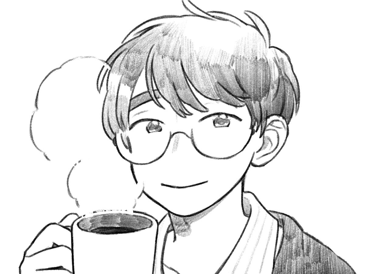 おはようございます!今日も元気に絵を描きます🥳 