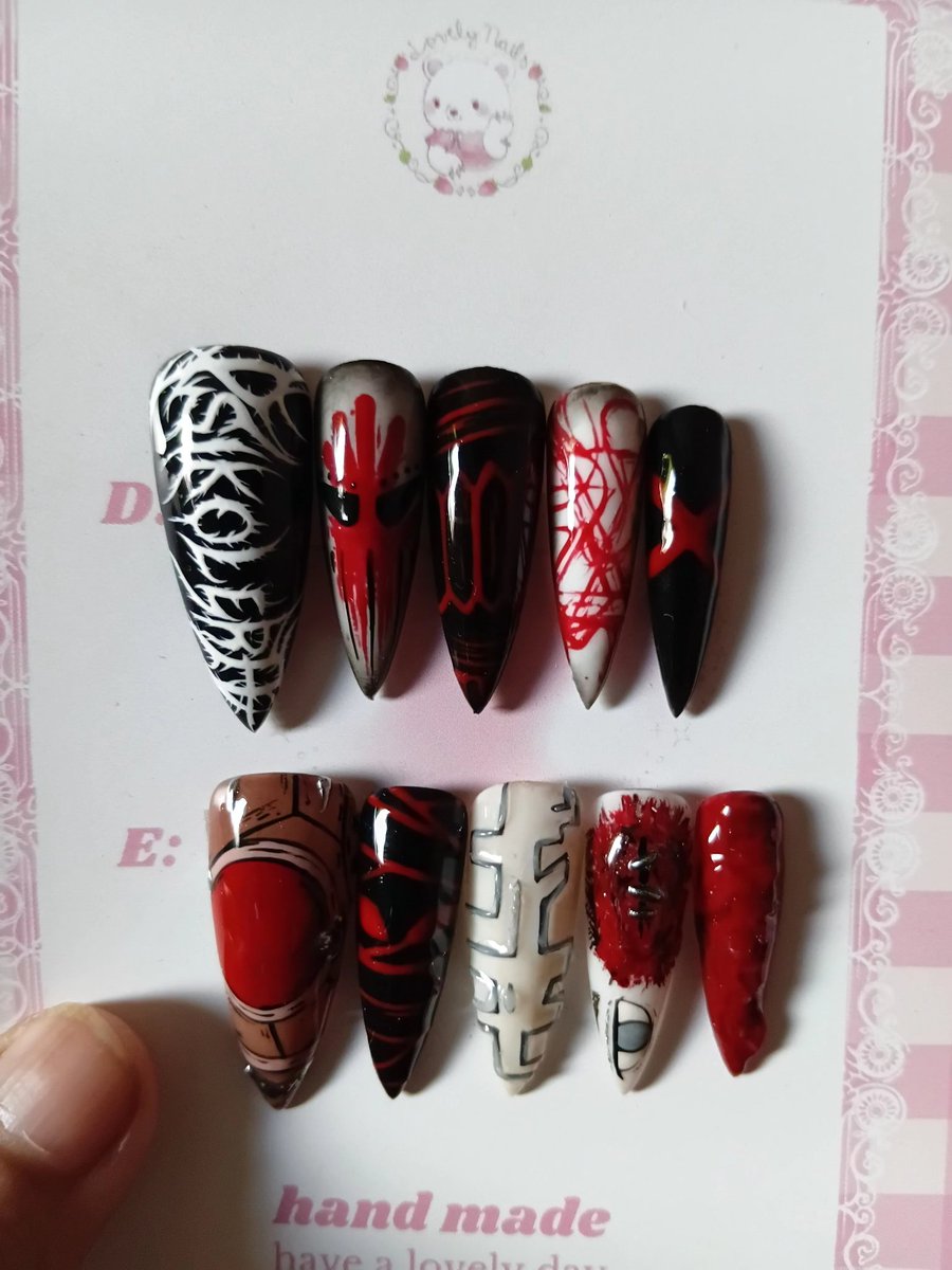 Encomendei essas unhas incríveis que chegaram hoje de Hexatombe, juro, sao lindas demaisss

Então aqui vai minha recomendação da @/_lovelynailsz_  ( no instagram) 
 
#Hexatombe 

<a href="/richardabelha/">Richard Abelha</a> <a href="/bastet_min/">Bastet</a> <a href="/cellbit/">rafael lange</a> <a href="/beamom/">bea</a> <a href="/oibagi/">Bagi</a> <a href="/cereaww/">cereaw</a>