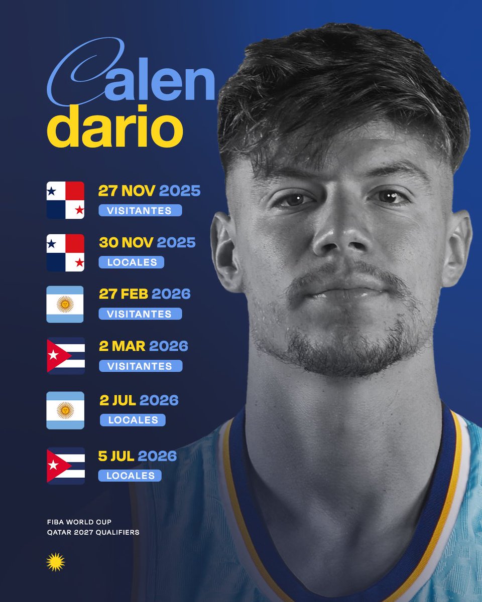 Con la vuelta del capitán <a href="/BrunoFitipaldo/">Bruno Fitipaldo</a> y <a href="/EmilianoSerres/">Emiliano Serres</a>, está la preconvocatoria de #Uruguay 🇺🇾 para medirse a 🇦🇷 y 🇨🇺, el 27 de febrero y 2 de marzo respectivamente.

Todo el Básquetbol Con Pasión, está los viernes a las 15:30 horas en <a href="/somosfix/">FIX Entertainment</a>. Miralo en <a href="/AntelDeTodos/">Antel</a> TV.