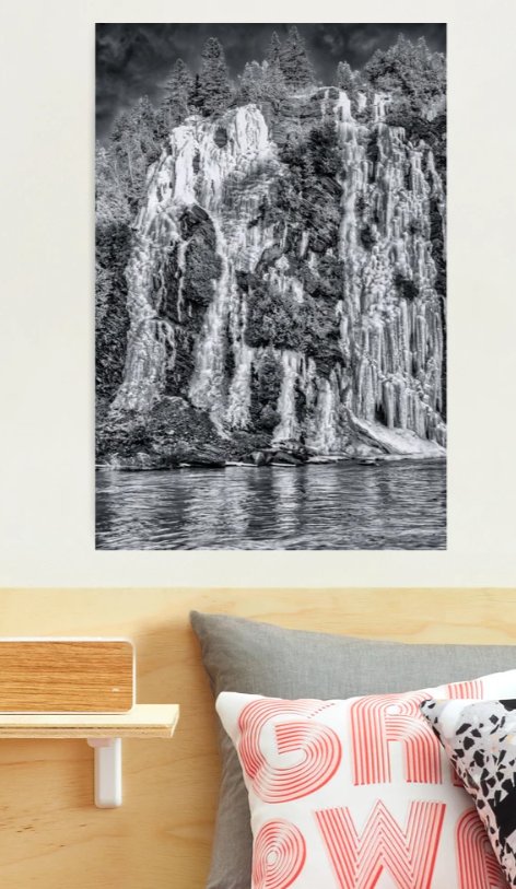 RedTruckPro's tweet photo. Winter carved waterfall. Nature speaking in its quietest voice. Prints available now. #RBandME: https://t.co/lchDOM0wpn #findyourthing #redbubble #FrozenWaterfall #WinterLandscape #NaturePhotography #CanadianArtist #IceFormation #wallartforsale https://t.co/UgV5xWpafl