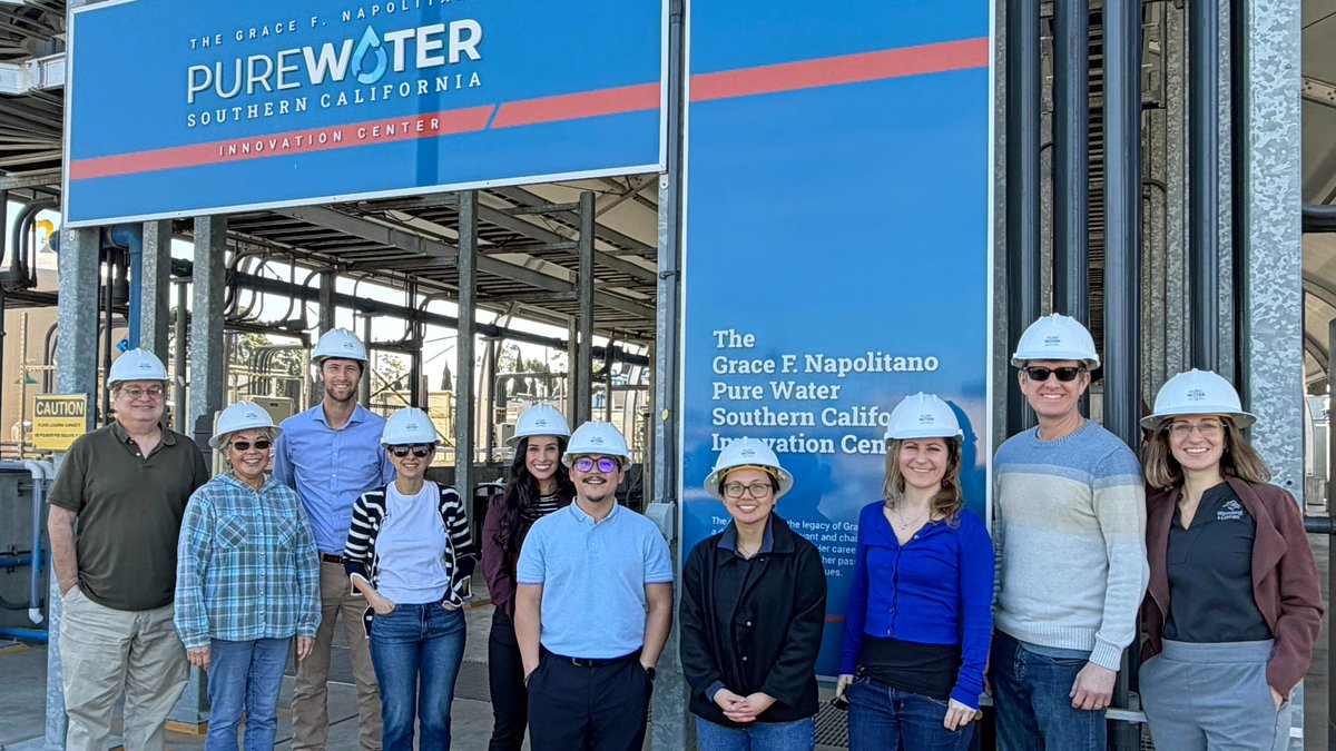 woodardcurran's tweet photo. Our LA team toured the @mwdh2o #PureWaterSoCal Innovation Center! This innovative program is helping reduce reliance on imported water while strengthening long-term reliability through a resilient, local water source. #CAWater https://t.co/OuOdQctiDI