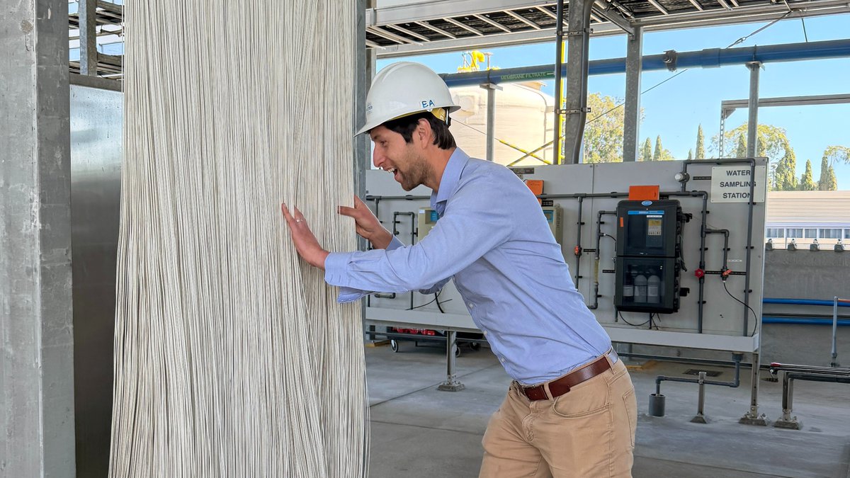 woodardcurran's tweet photo. Our LA team toured the @mwdh2o #PureWaterSoCal Innovation Center! This innovative program is helping reduce reliance on imported water while strengthening long-term reliability through a resilient, local water source. #CAWater https://t.co/OuOdQctiDI