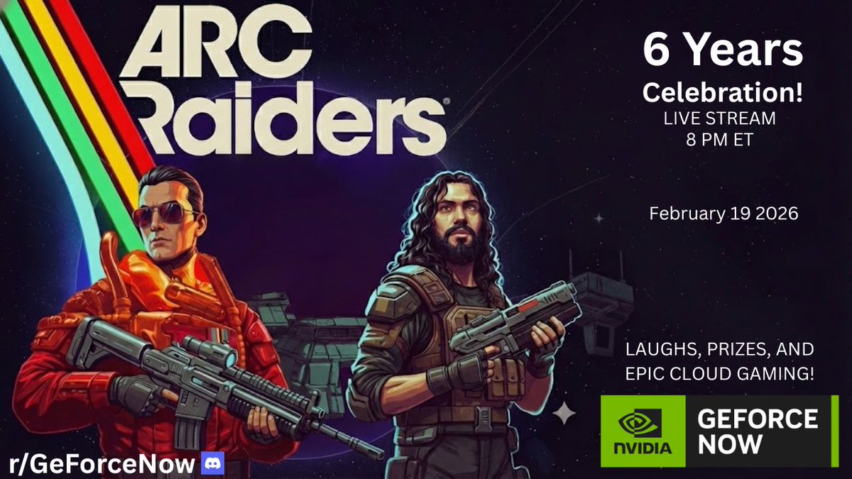 What’s up everyone! My great friends <a href="/rudiggz/">RuDiggz 🎮</a> and <a href="/Nads614/">Nads614</a> are celebrating their 6 year anniversary of the <a href="/CloudandConsole/">Cloud&Console</a> channel on YouTube, at 8pm ET. You don’t wanna miss this!