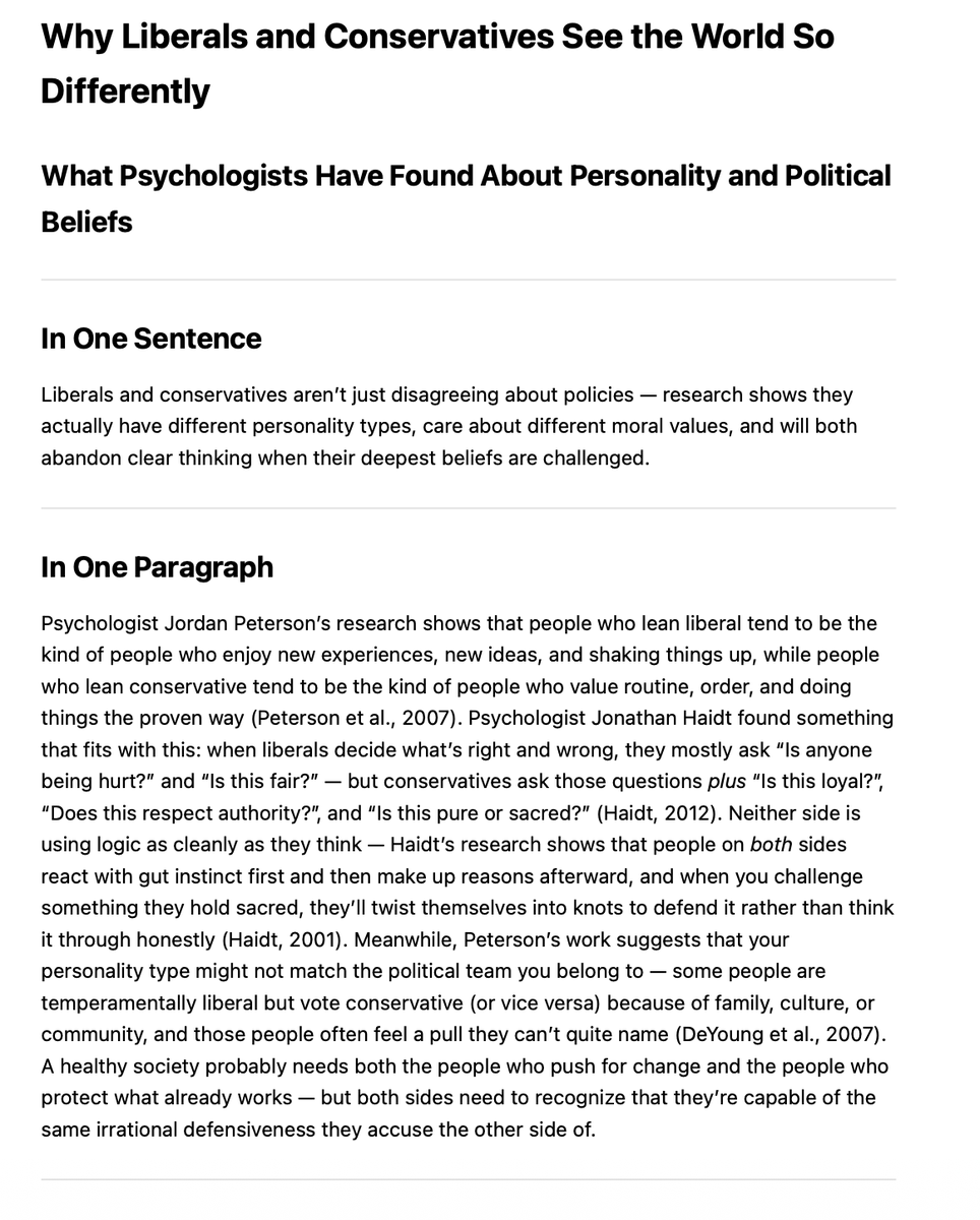 patrickkiddak's tweet photo. My specialty is how threat drives polarization in human groups. Here is one of the most important ideas from psychological research from our time. How liberals and conservatives differ psychologically, and when they both abandon logic. https://t.co/VZAMEURF6l