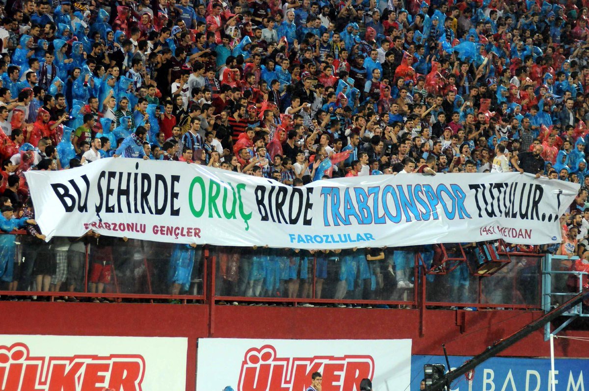 Bu şehirde oruç bir de TRABZONSPOR tutulur.